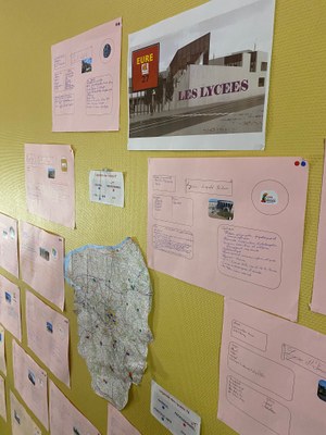 Affiches des lycées de notre secteur réalisées par les élèves de DP